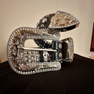 Nocona Belt Co. Sparkly Belt, Sz. L